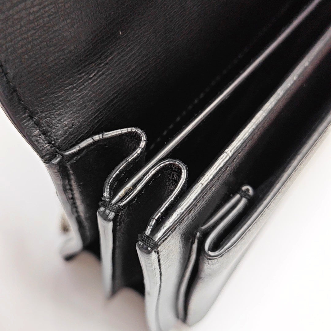 SUNSET Medium Calfskin Black