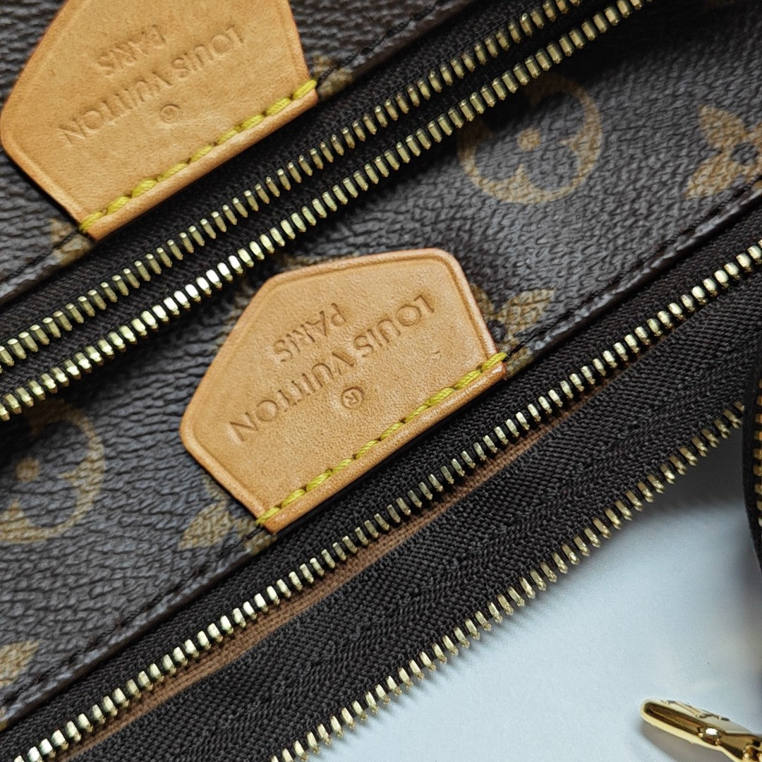 MULTI Monogram Coated Canvas Brown