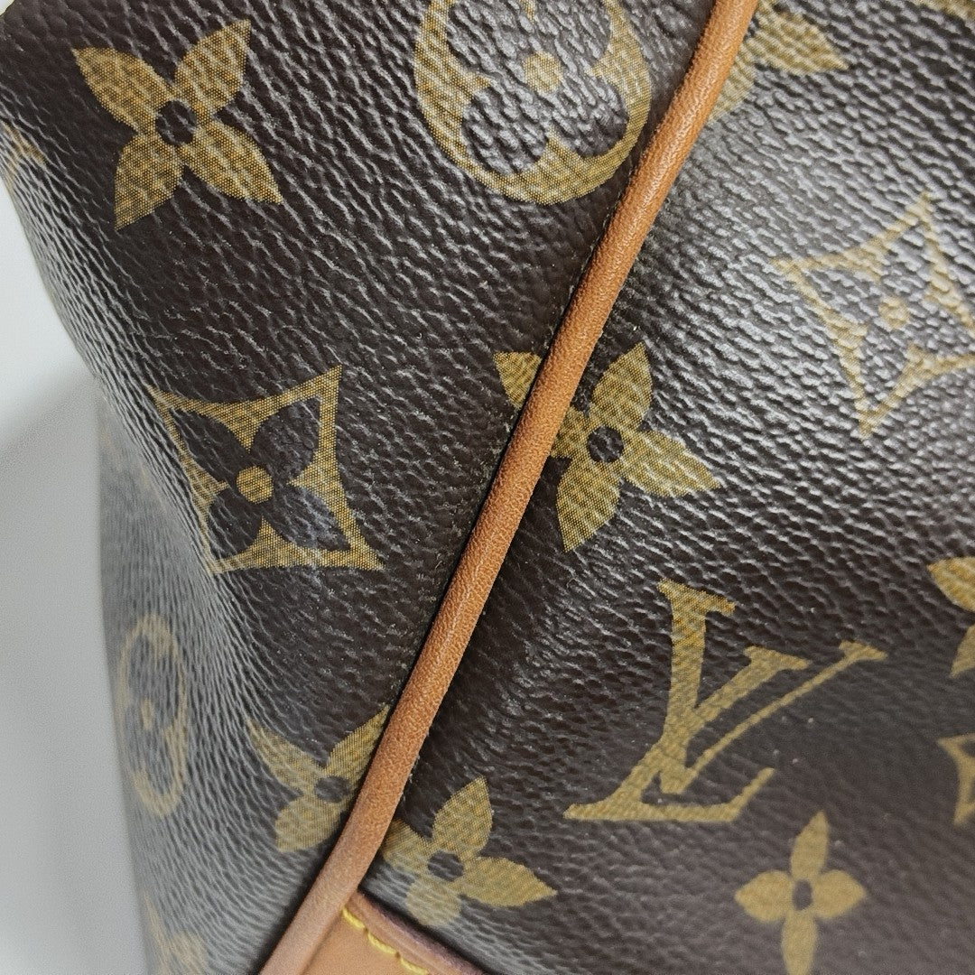ESTRELA MM Monogram Coated Canvas Brown