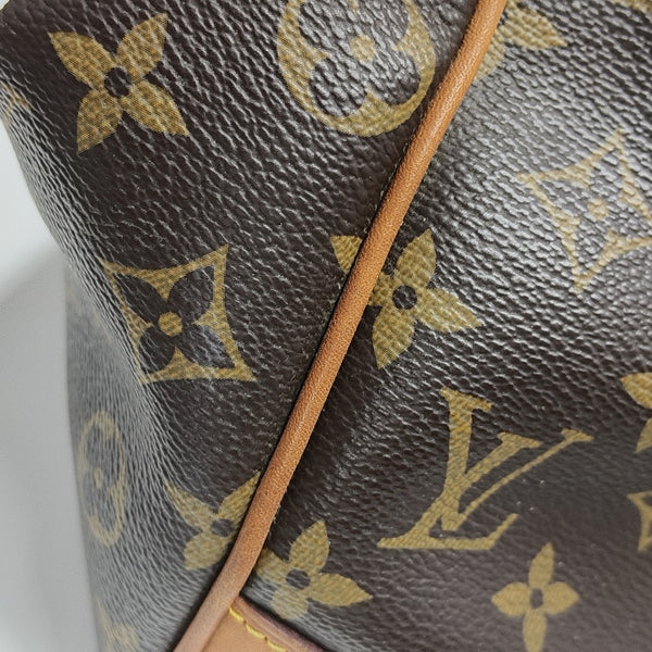 ESTRELA MM Monogram Coated Canvas Brown