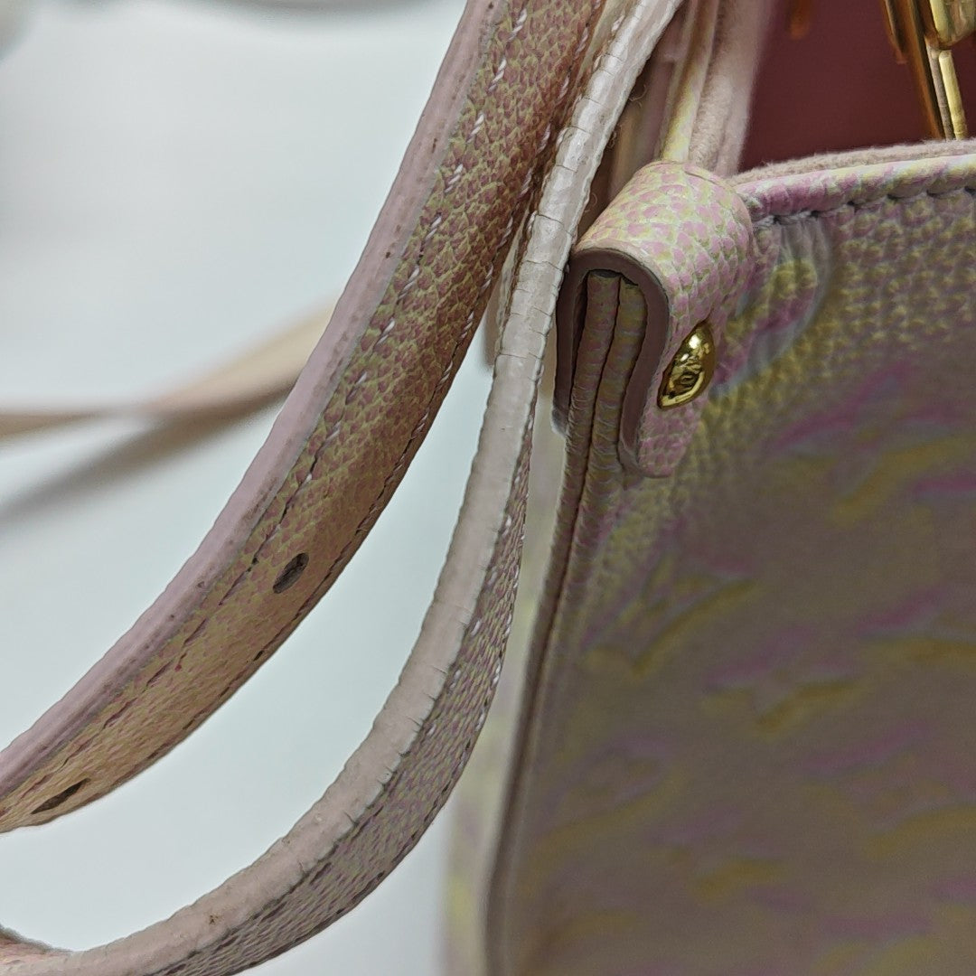ONTHEGO PM Monogram Calfskin Pink