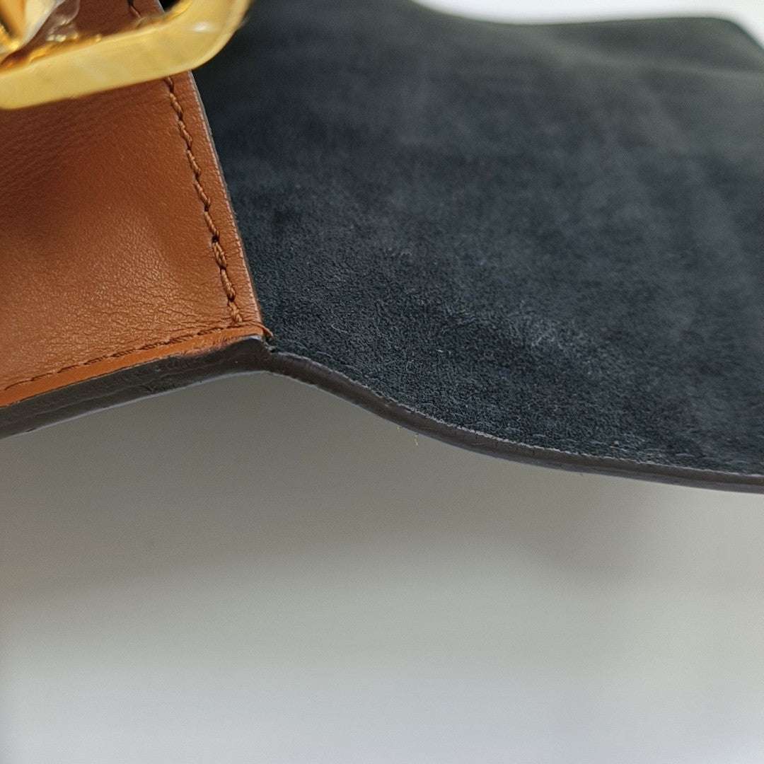DAUPHINE Mini Monogram Coated Canvas Brown