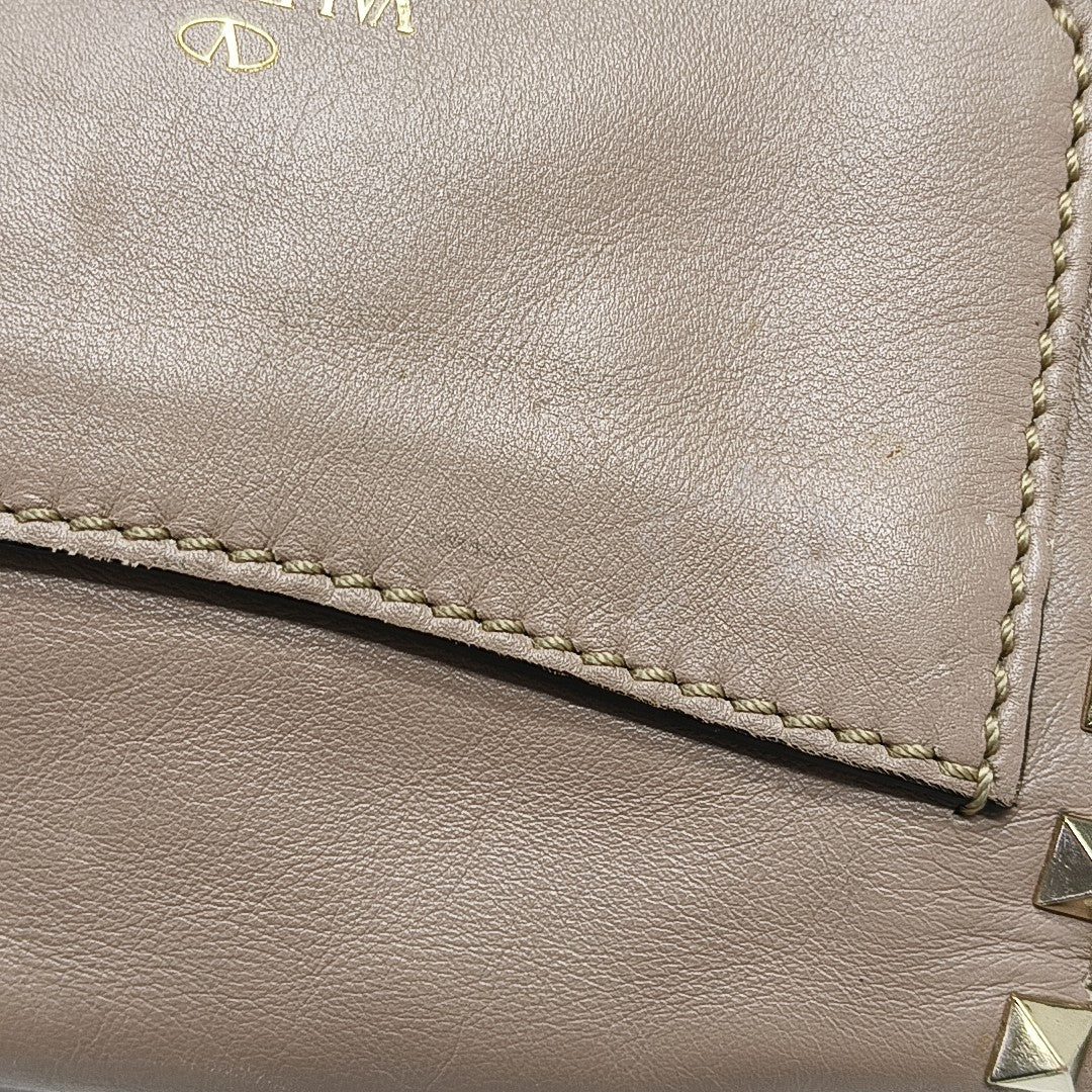 Rockstud Calfskin Pink