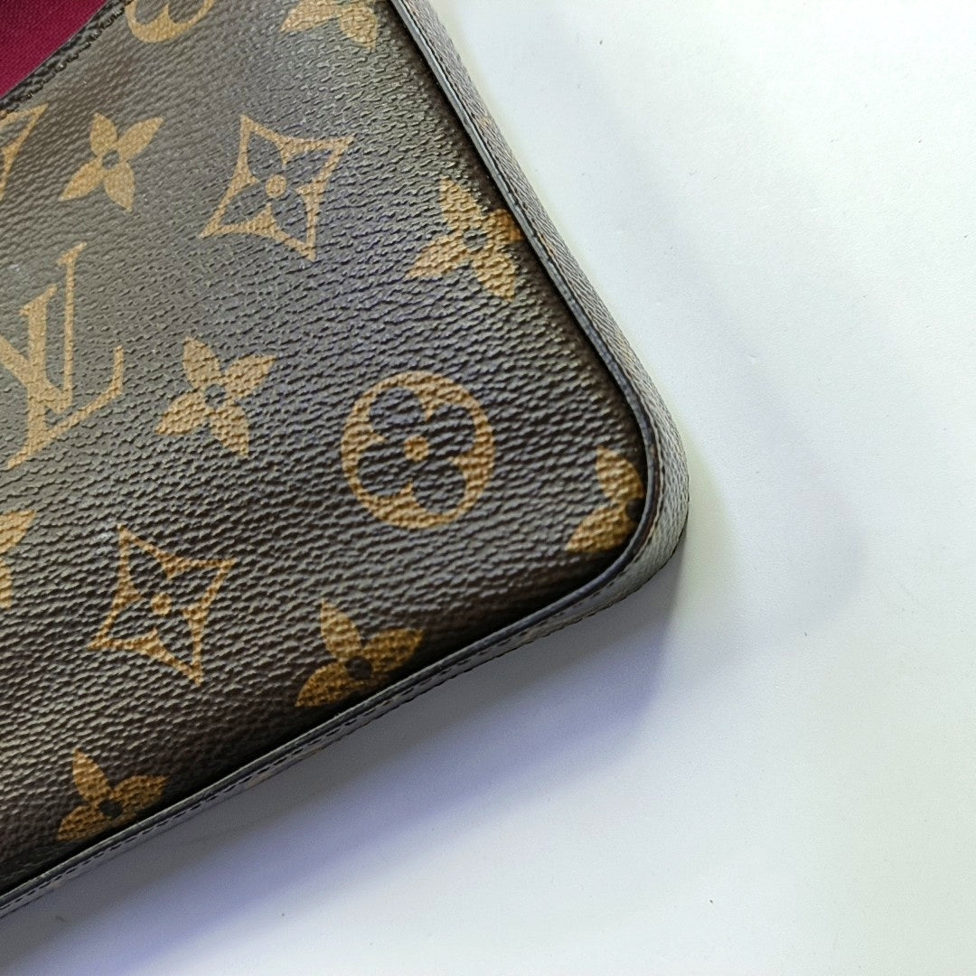 FÉLICIE Monogram Coated Canvas Brown