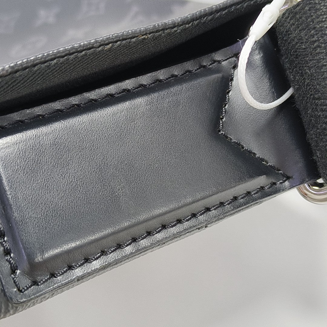 DISTRICT PM Monogram Coated Canvas Gray
