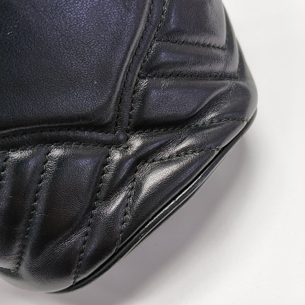 GG Marmont Mini Quilted Calfskin Black