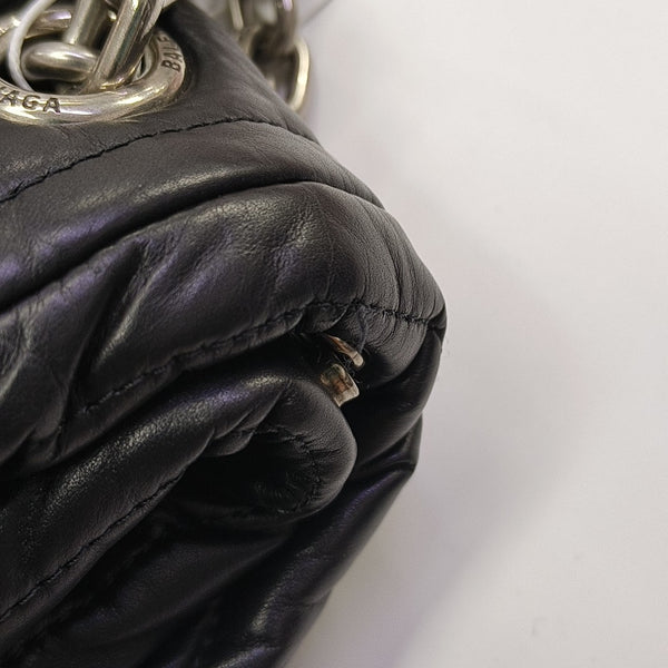 BB Quilted Calfskin Black