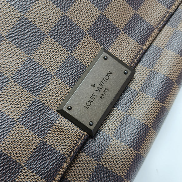 BROOKLYN Damier Ebene Coated Canvas Brown