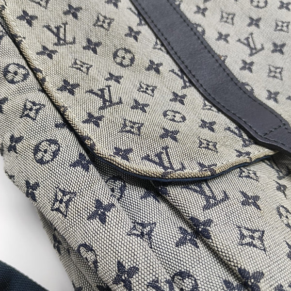 LANGER Monogram Canvas Blue