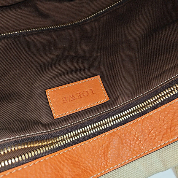 Canvas Shoulder Bag Beige