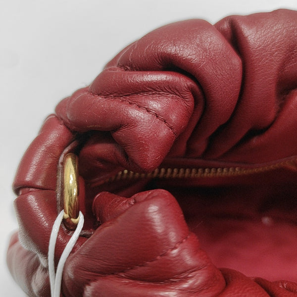 Quilted Leather Shoulder Bag Red