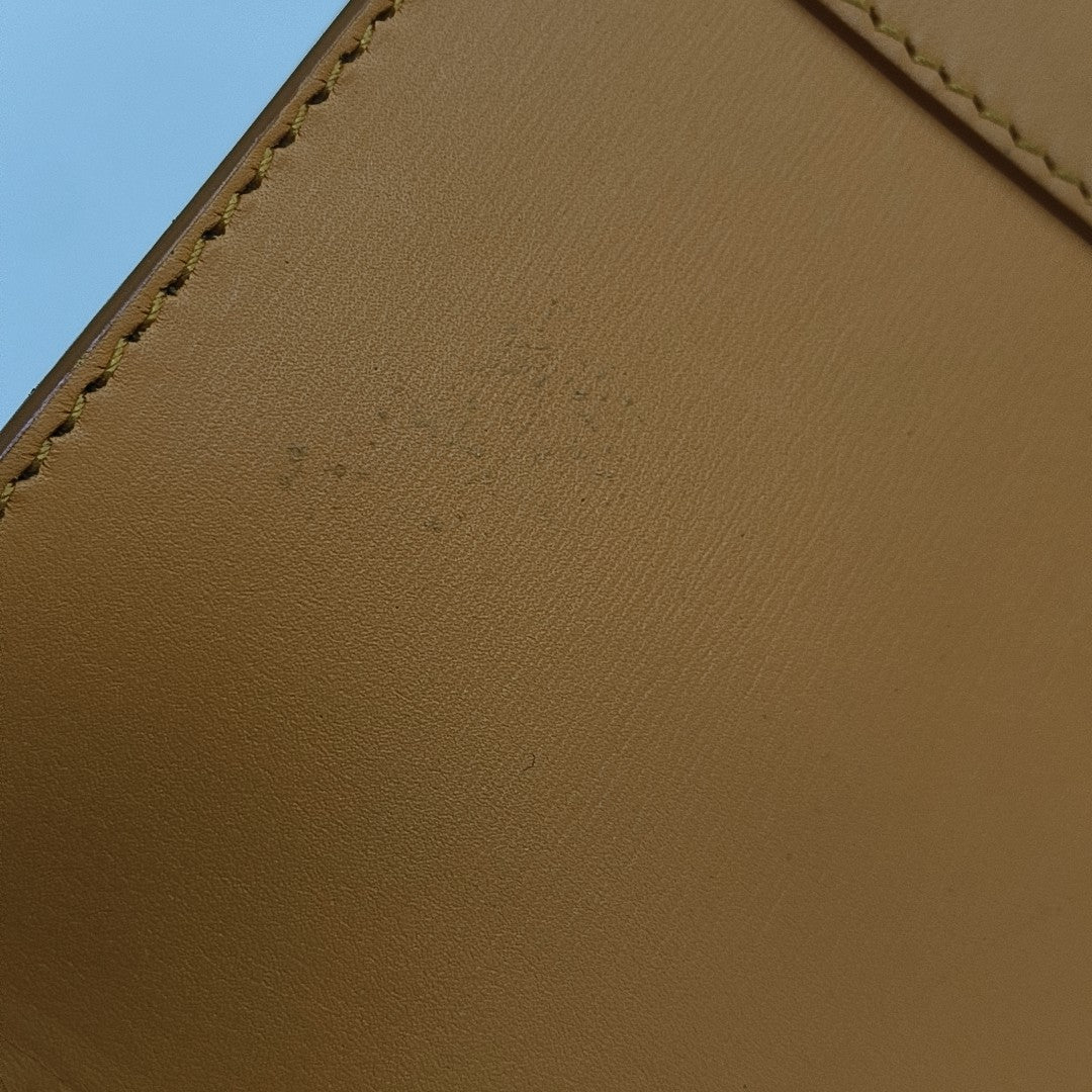Calfskin Shoulder Bag Yellow