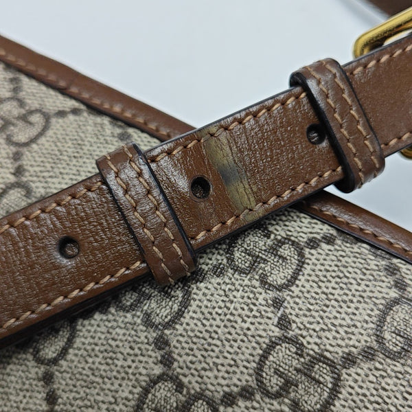 Bree Monogram Coated Canvas Beige
