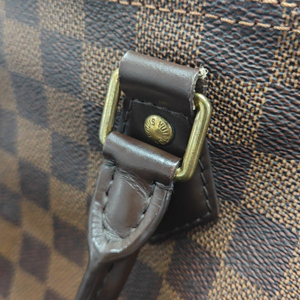SPEEDY 25 Damier Ebene Coated Canvas Brown