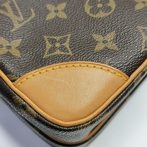 DANUBE Monogram Coated Canvas Brown