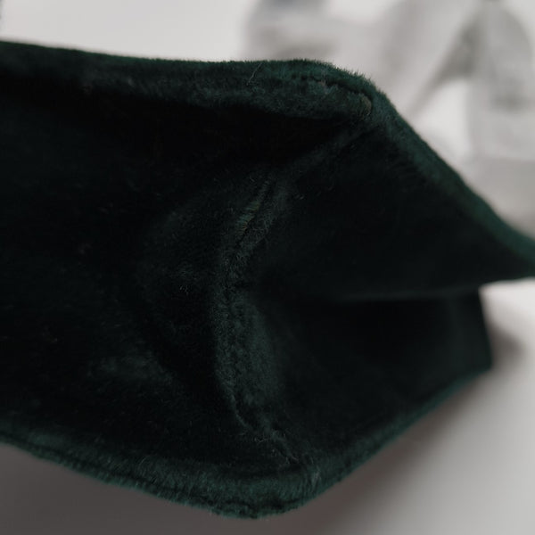 Velvet Shoulder Bag Green