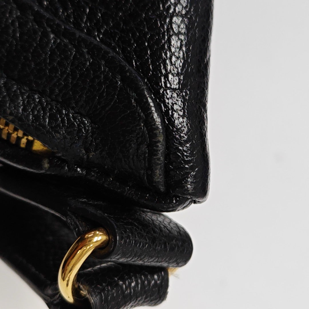 Souvenirs Quilted Calfskin Black