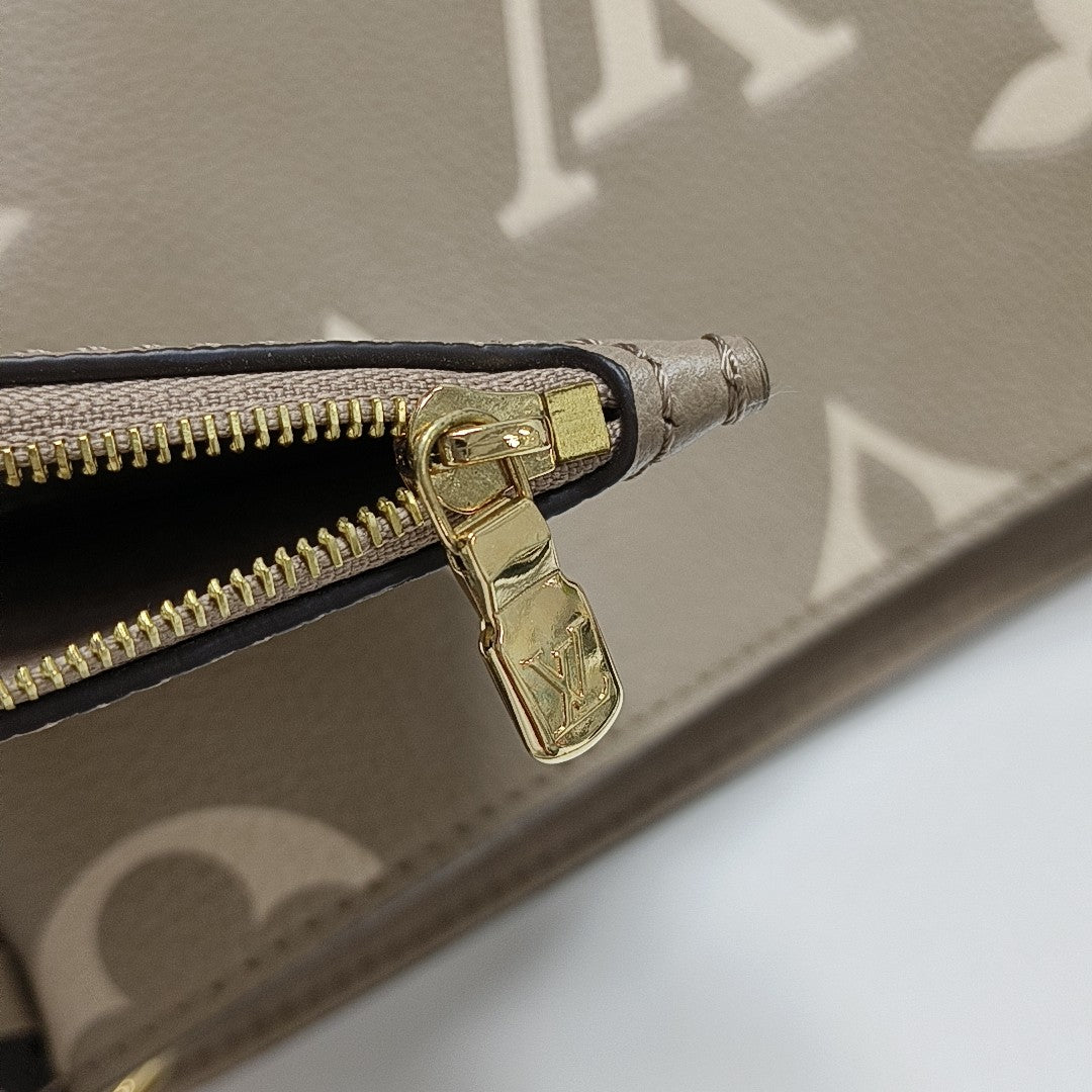 ALL IN BB Monogram Calfskin Gray
