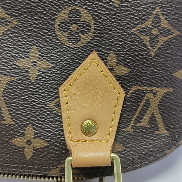 ALMA BB Monogram Coated Canvas Brown