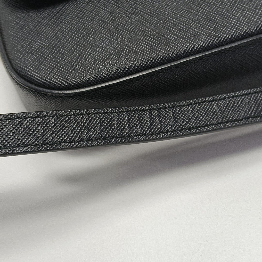 Calfskin Shoulder Bag Black