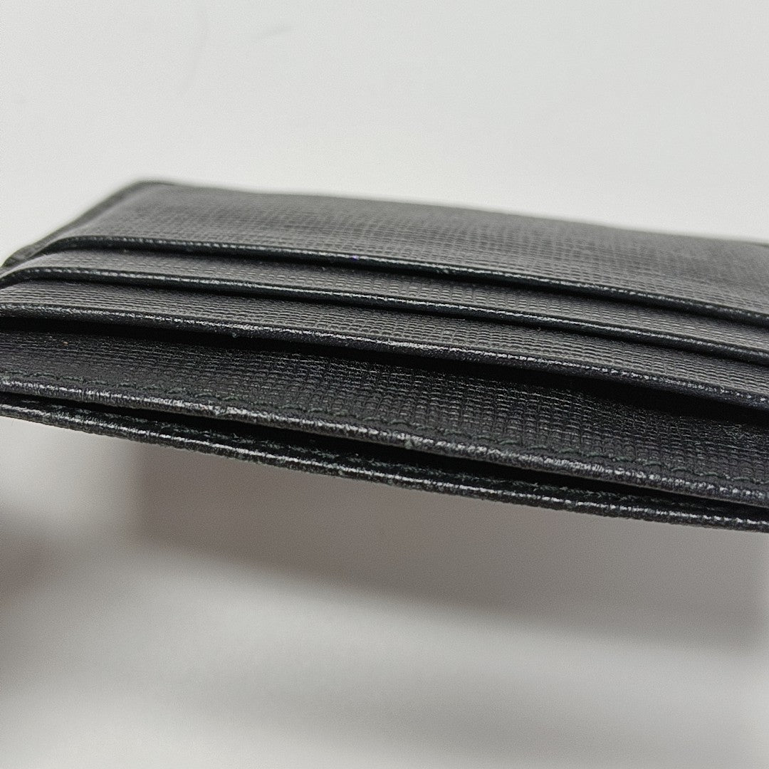 Monster Calfskin Black Card Holder