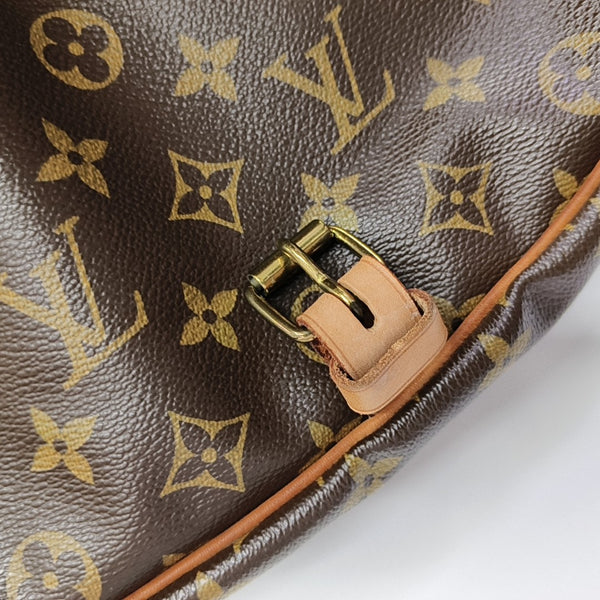 SAUMUR Monogram Coated Canvas Brown