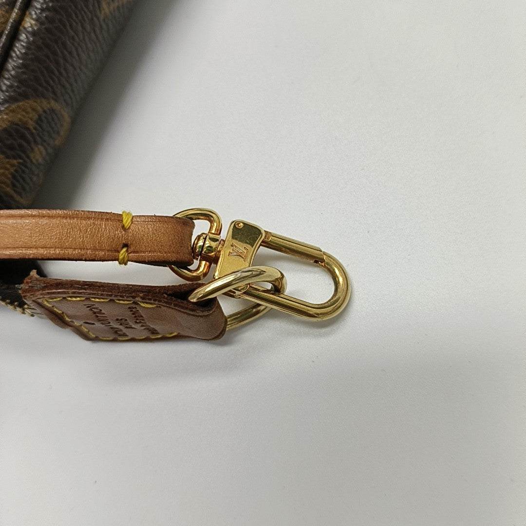 ACCESSOIRES Monogram Coated Canvas Brown