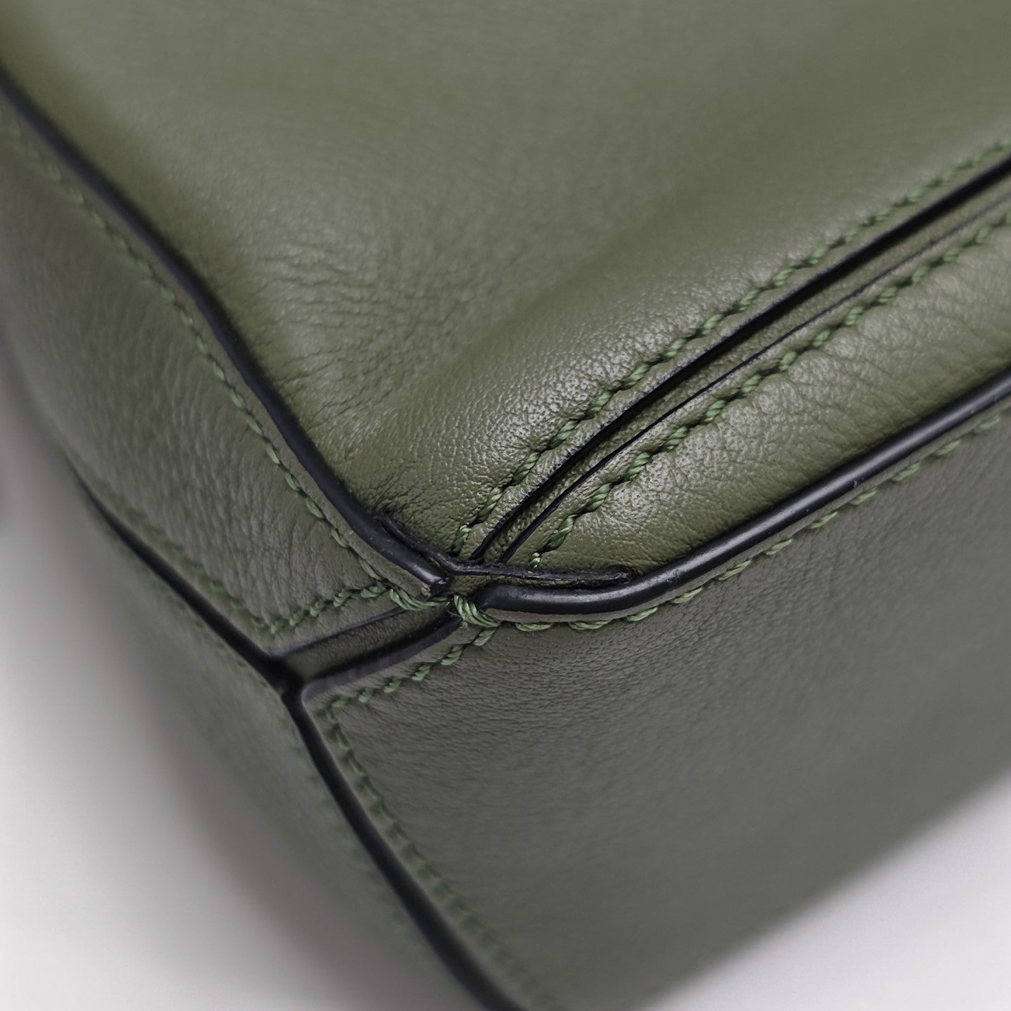 Puzzle Mini Calfskin Green