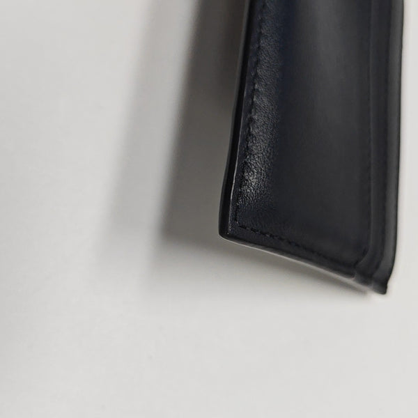 Calfskin Card Holder Blue