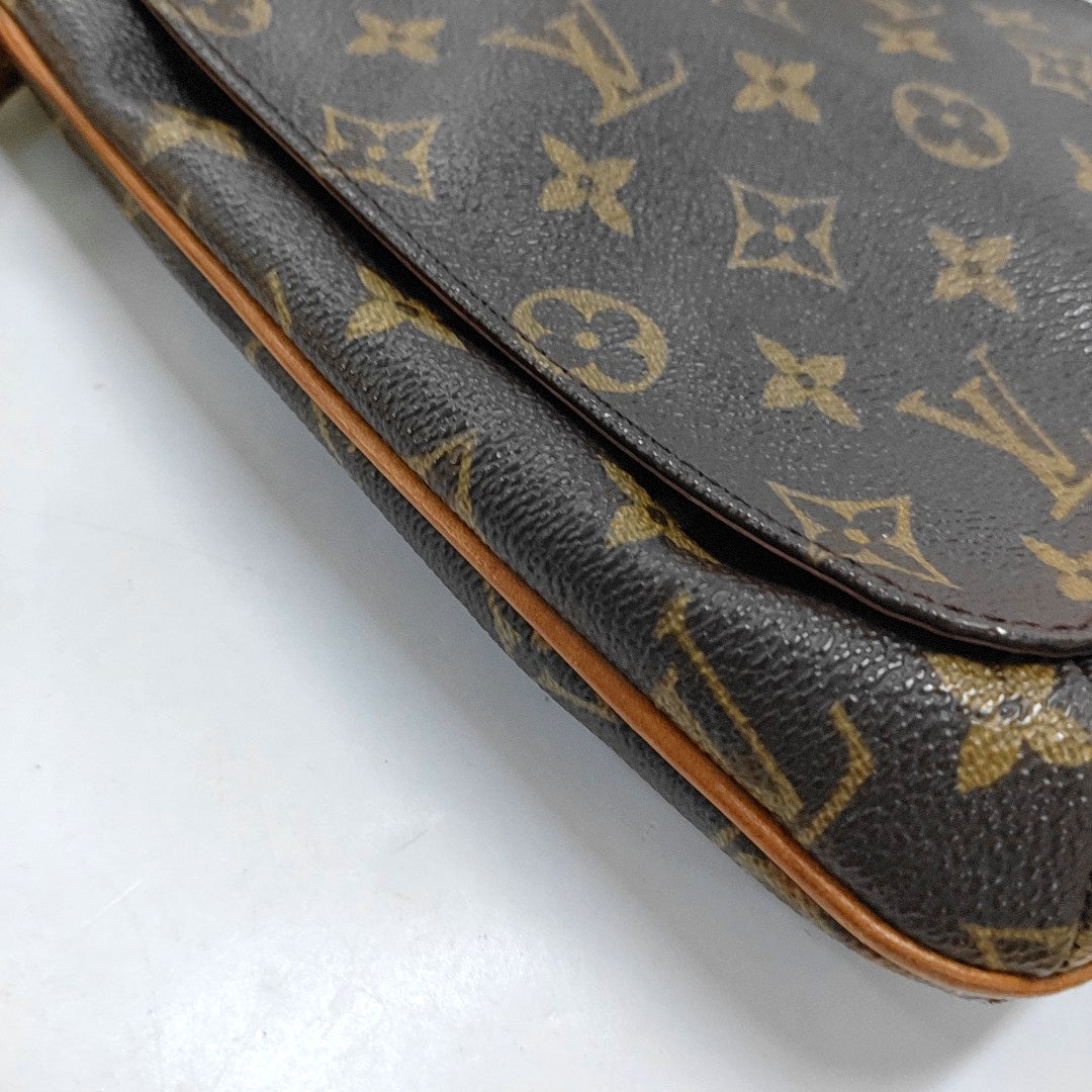 MUSETTE TANGO Monogram Coated Canvas Brown