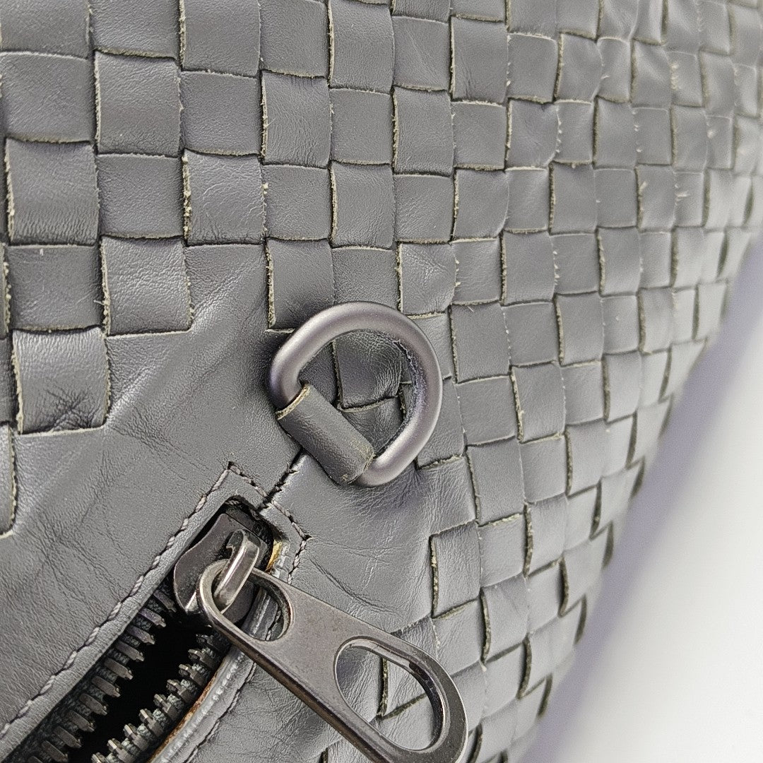 Calfskin Shoulder Bag Gray