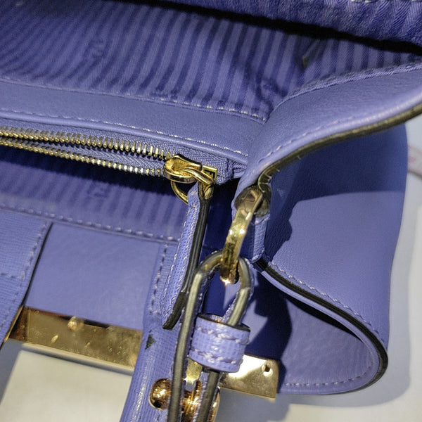 2 Jours Small Calfskin Blue