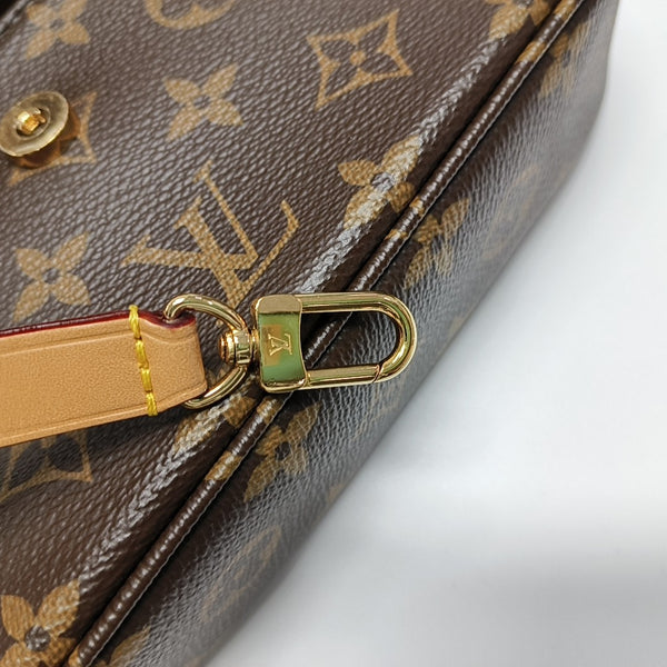IVY Monogram Coated Canvas Brown
