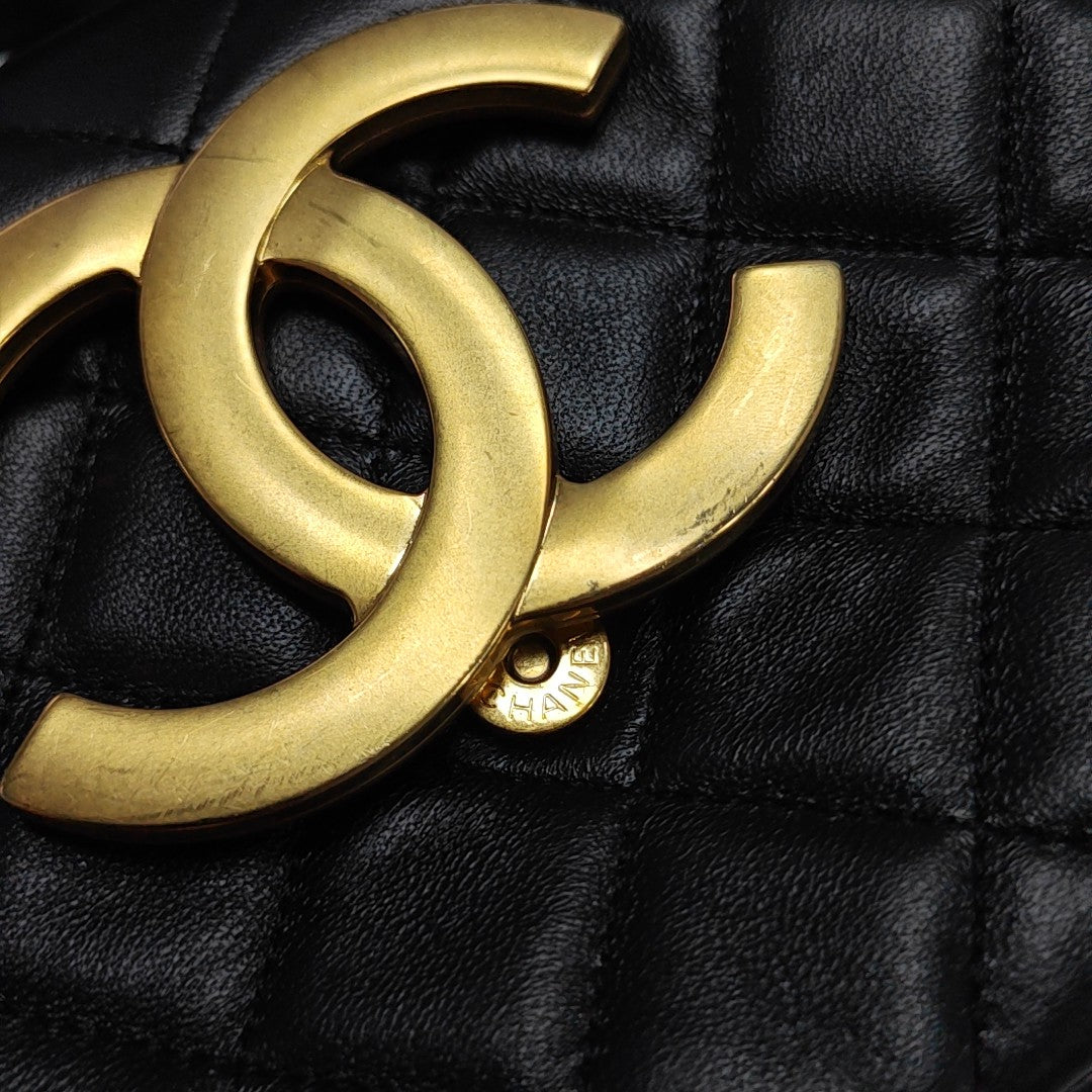 Quilted Lambskin Small Black