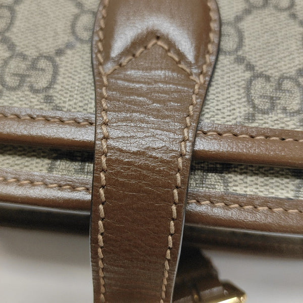 Retro Mini Monogram Coated Canvas Beige