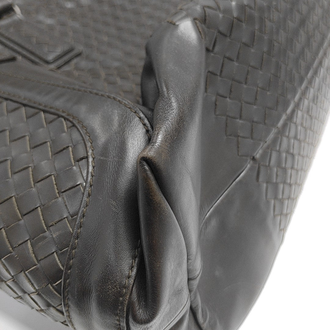 Calfskin Shoulder Bag Brown