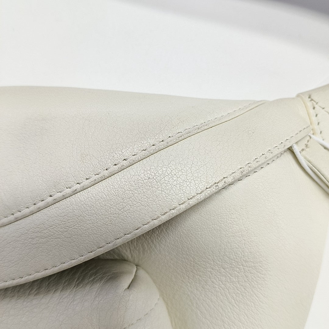 Calfskin Belt Bag White