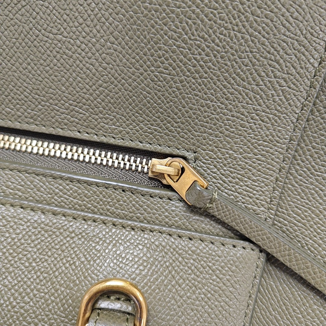 BELT Micro Calfskin Green