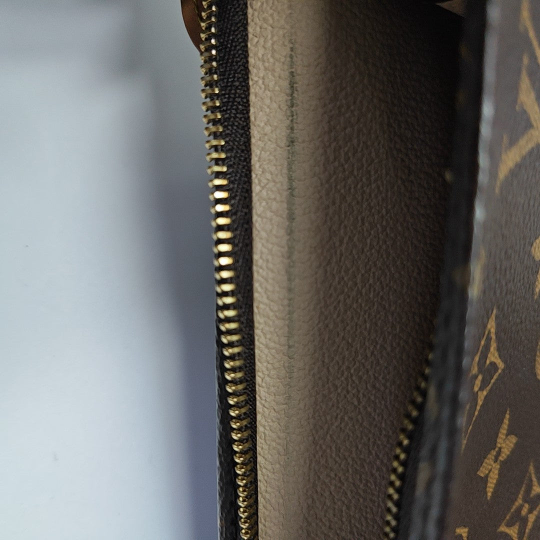 TOILET POCKET 26 Monogram Coated Canvas Brown