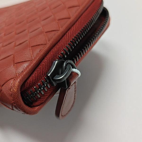 Lambskin Wallet Red