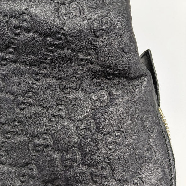 Bree Monogram Calfskin Black