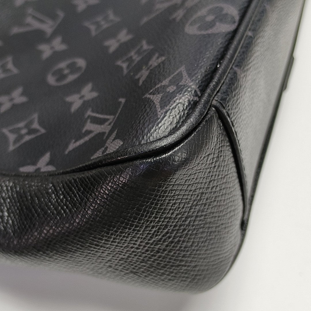 TAIGARAMA Monogram Coated Canvas Black