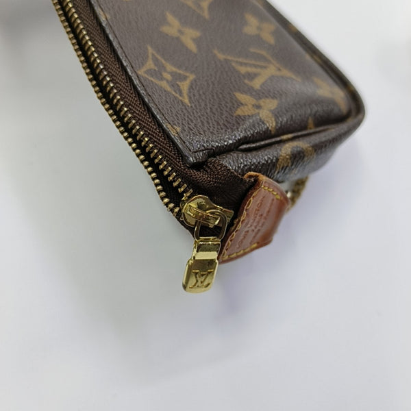 ACCESSOIRES Mini Monogram Coated Canvas Brown