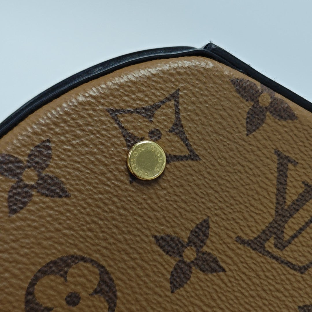 CANNES PM Monogram Coated Canvas Brown