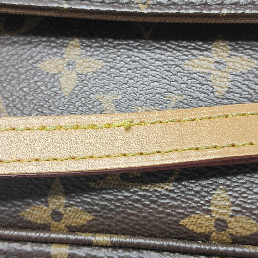 IVY Monogram Coated Canvas Brown