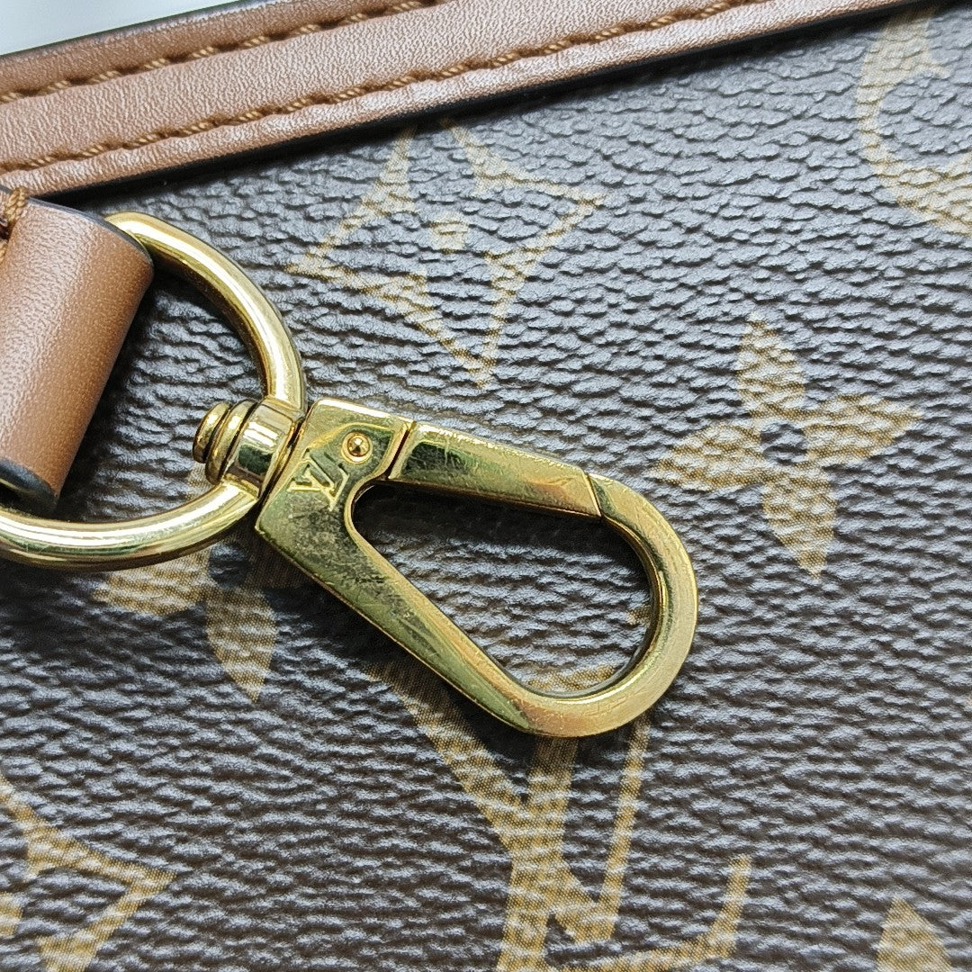 DAUPHINE Mini Monogram Coated Canvas Brown