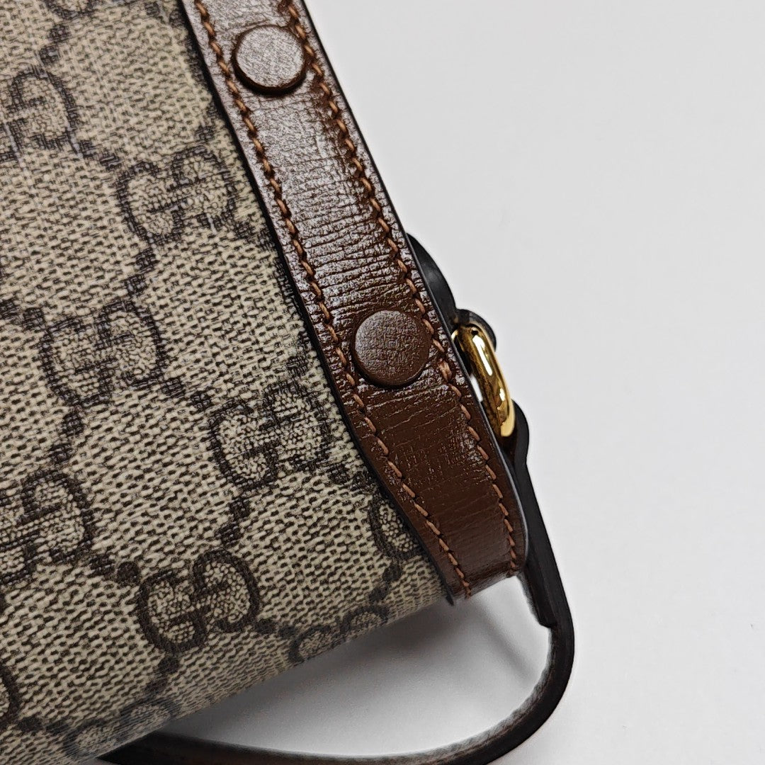 Horsebit 1955 Mini Coated Canvas Beige