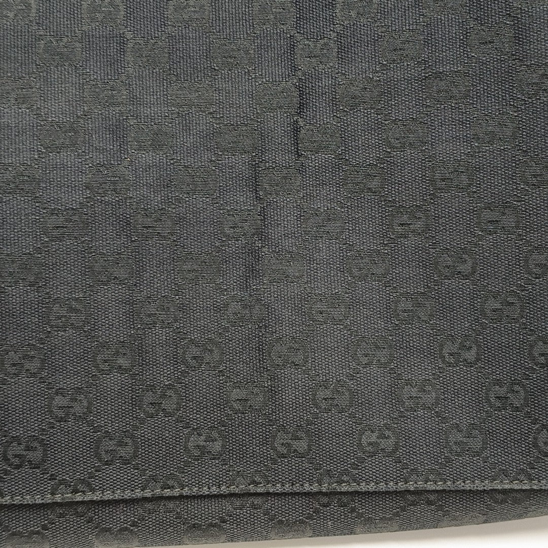 Monogram Canvas Top Handle Bag Black