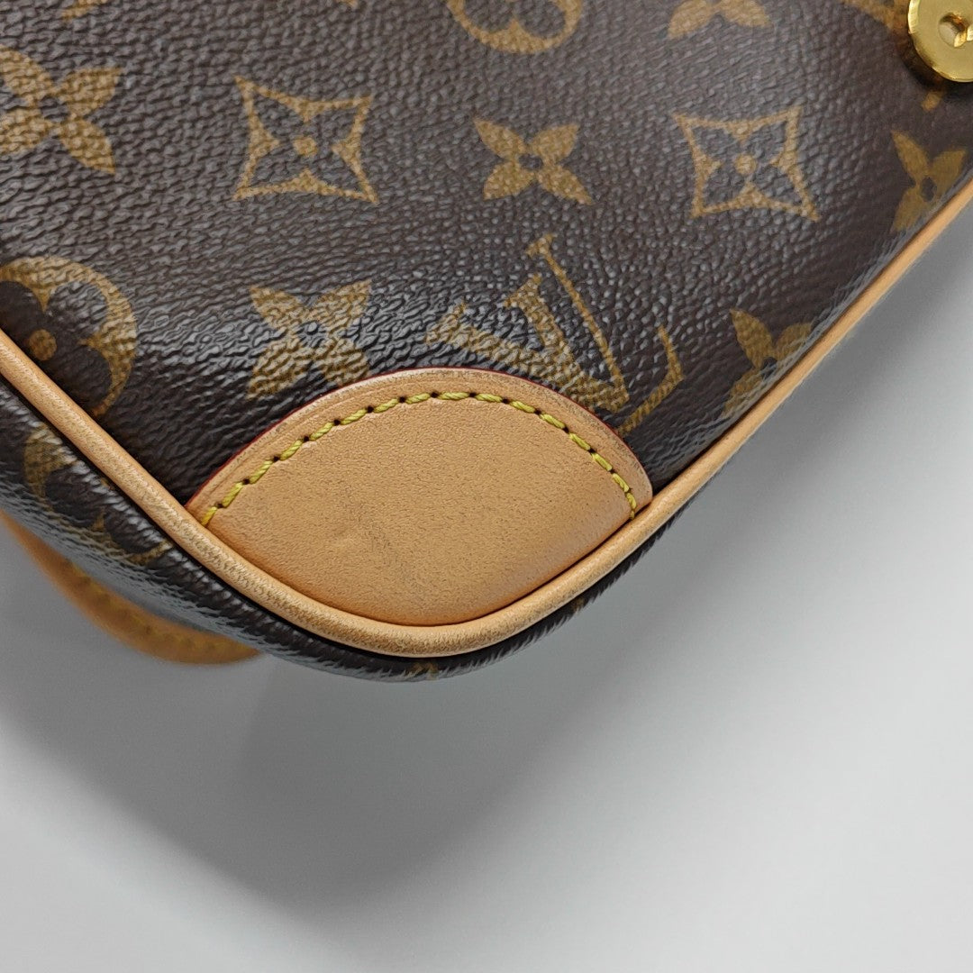 DIANE Monogram Coated Canvas Brown