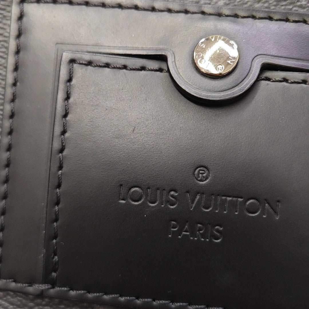 VOYAGER PM Monogram Coated Canvas Black